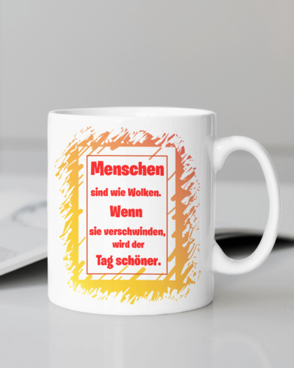 Menschen sind wie Wolken * Individuell * Personalisiert * Einzigartig *