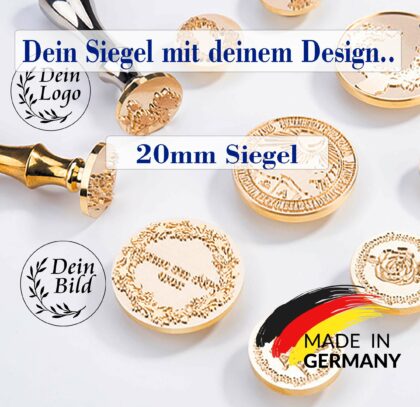 Individueller Siegel mit eigenem Logo 20mm