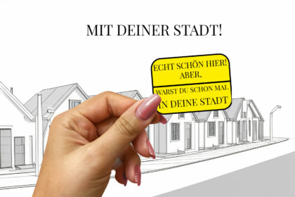 Echt schön hier aber, warst du schon mal in (Deine Stadt) 5er Pack
