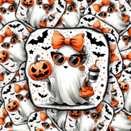 Halloween Geist Sticker 5er Pack