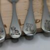 Kinderbesteck Tierfreunde mit Namen – 4-teilig personalisiert