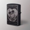1902202567b59a432b502.jpeg Benzinfeuerzeug Tarot Liebe - personalisiertes Metallfeuerzeug Schwarz