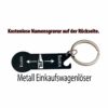 1902202567b59addb0d57.jpeg Einkaufswagenlöser mit Flaschenöffner Saufen-Kaufen - personalisiert Schwarz
