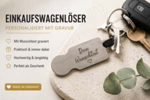 Einkaufswagenloeser-normal-Silber-600x400 Einkaufswagenlöser mit Gravur – personalisierter Schlüsselanhänger mit Wunschtext