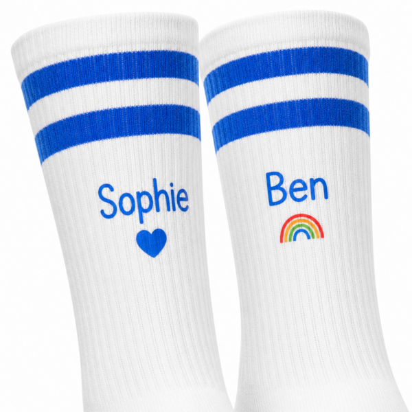 3 Socken personalisiert mit Foto, Logo oder Text – individuelles Geschenk
