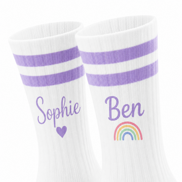 7 Socken personalisiert mit Foto, Logo oder Text – individuelles Geschenk