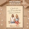 Beste-Freundin-Puzzle im DIN-A4-Format Personalisiertes Freundschafts-Puzzle im Format 21 mal 29,7 Zentimeter