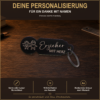 Personalisierter Einkaufswagenlöser mit Wunschtext und Auswahl aus 16 Schriftarten