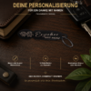 Personalisierter Einkaufswagenlöser mit Wunschtext und Auswahl aus 16 Schriftarten