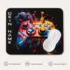 Personalisiertes Gaming Mauspad mit buntem Controller und Wunschname
