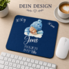Mauspad personalisiert mit Geburtsdaten - Wunschmotiv, Name & Foto Personalisiertes Mauspad mit Geburtsdaten Name und Wunschmotiv