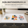 Individueller A3-Sublimationsdruck auf Premium-Papier mit eigener Grafik