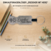 Einkaufswagenlöser Erzieher mit Herz mit Namensgravur Personalisierter Edelstahl-Einkaufswagenlöser Erzieher mit Herz mit Kinderzeichnung und Schlüsselring