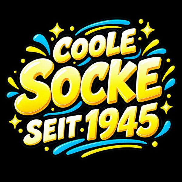 Jahrgangssocken mit Wunschjahr – Coole Socke seit deinem Jahrgang, lustiges Geburtstagsgeschenk