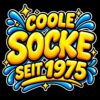 Jahrgangssocken mit Wunschjahr – Coole Socke seit deinem Jahrgang, lustiges Geburtstagsgeschenk