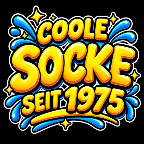 Jahrgangssocken mit Wunschjahr – Coole Socke seit deinem Jahrgang, lustiges Geburtstagsgeschenk