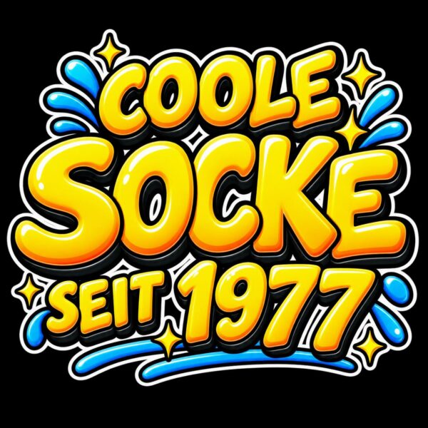 Jahrgangssocken mit Wunschjahr – Coole Socke seit deinem Jahrgang, lustiges Geburtstagsgeschenk