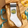 Jahrgangssocken mit Wunschjahr – Coole Socke seit deinem Jahrgang, lustiges Geburtstagsgeschenk