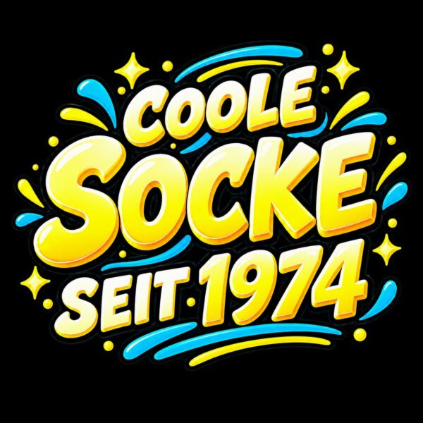 Jahrgangssocken mit Wunschjahr – Coole Socke seit deinem Jahrgang, lustiges Geburtstagsgeschenk
