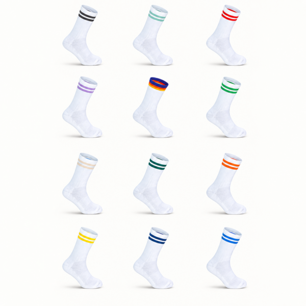 Personalisierte Sportsocken mit eigenem Logo – Sublimationsdruck ab 5 Paar